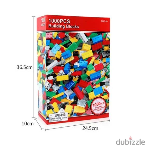 Lego Building Blocks Kids Toy 1000pcs 6