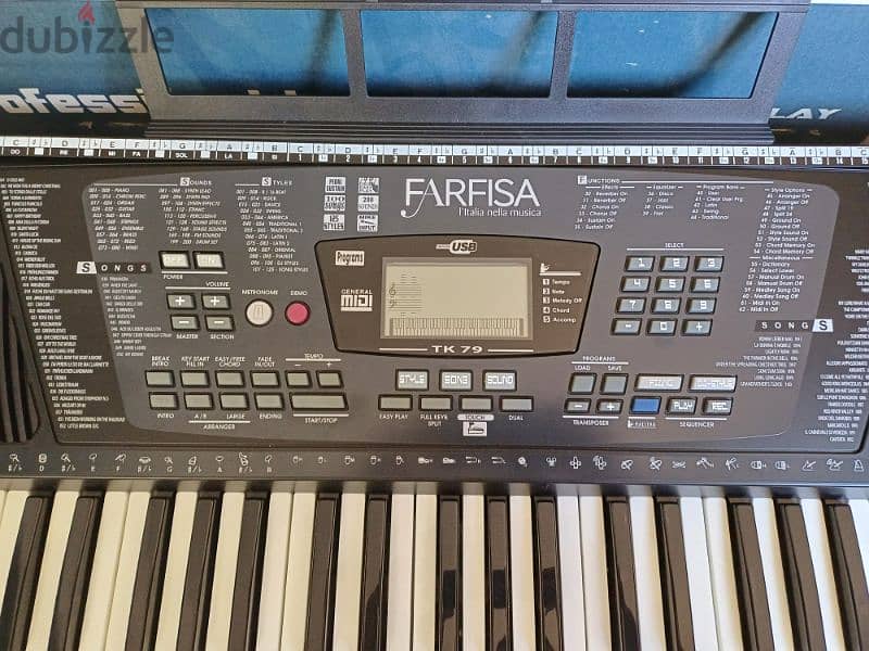 Farfisa tk79 keyboard 2