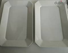 Two service plates - Not Negotiable