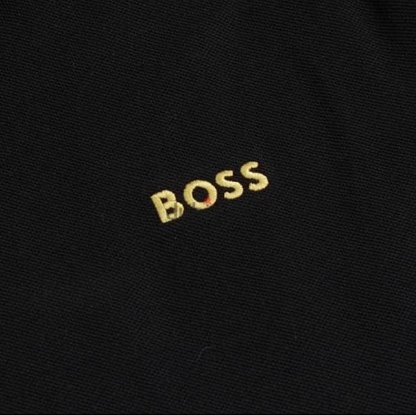 Boss Pique Balck And Gold Polo Shirt - Brand New With Tags 4