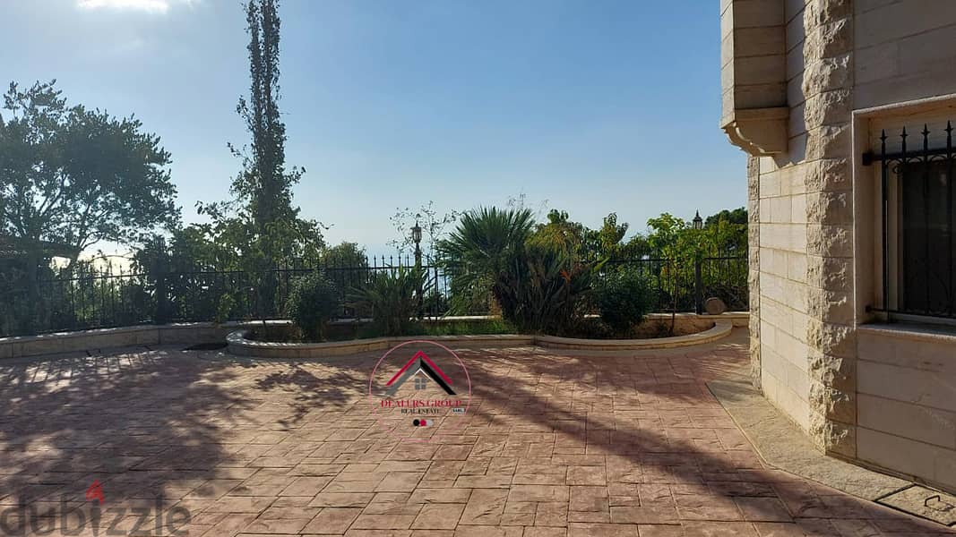 Private Garden ! Villa for sale in Souk EL Gharb with Nice Sea View 4