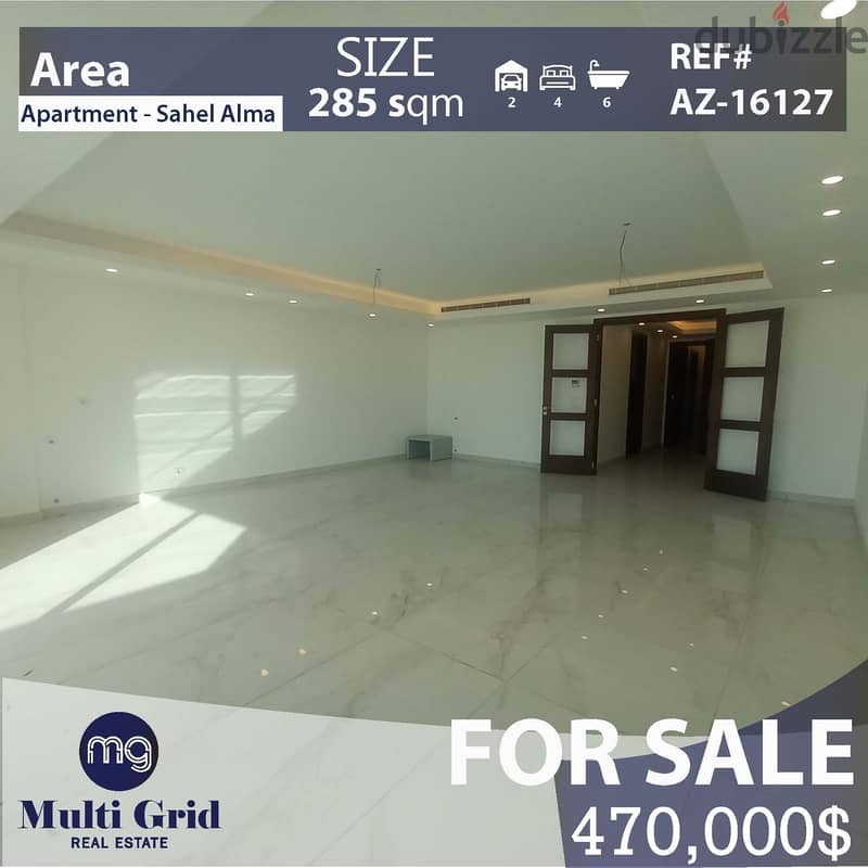 AZ-16127 / Apartment for Sale in Sahel Alma, شقة للبيع في ساحل علما 0