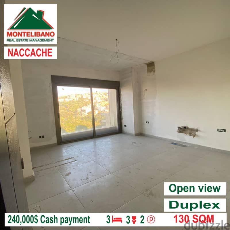 Open view duplex for sale in NACCACHE!!!! 1