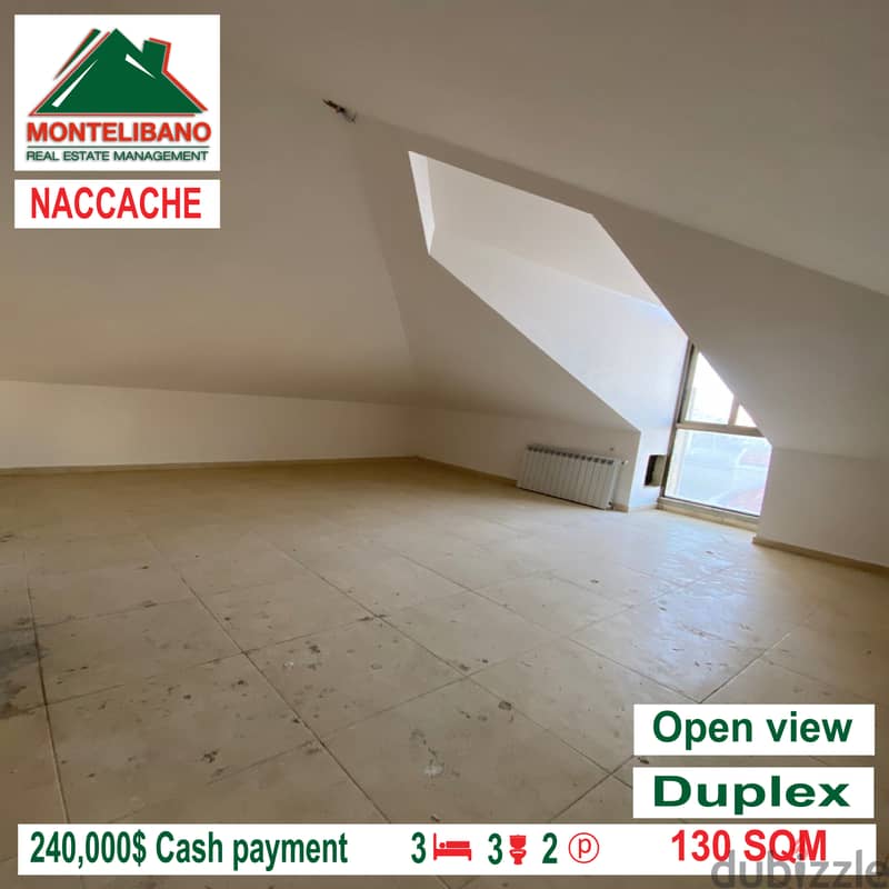 Open view duplex for sale in NACCACHE!!!! 3
