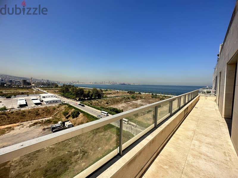 Waterfront City Dbayeh /Apartment for sale/ 3 terraces /sqm 380 5