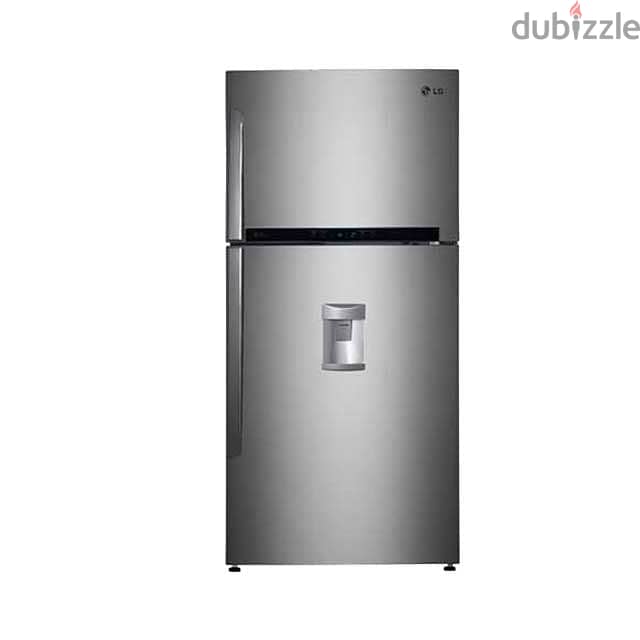 LG Refrigerator Inverter GRF882HLHU براد ال جي فضي انفرتر 27 قدم 0