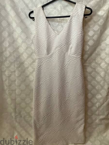calvin klein white dress size medium unweared 1