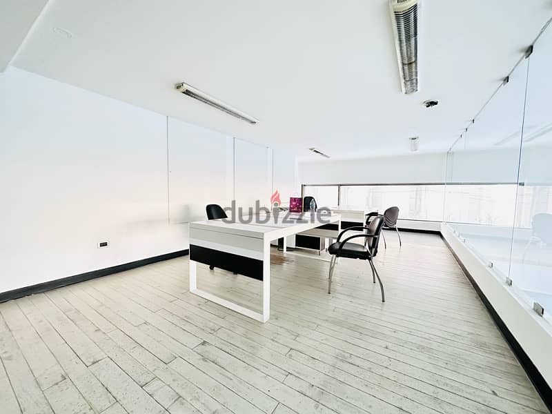 Furnished Office For Rent In Badaro Over 120 Sqm | مكتب مفروش للايجار 3