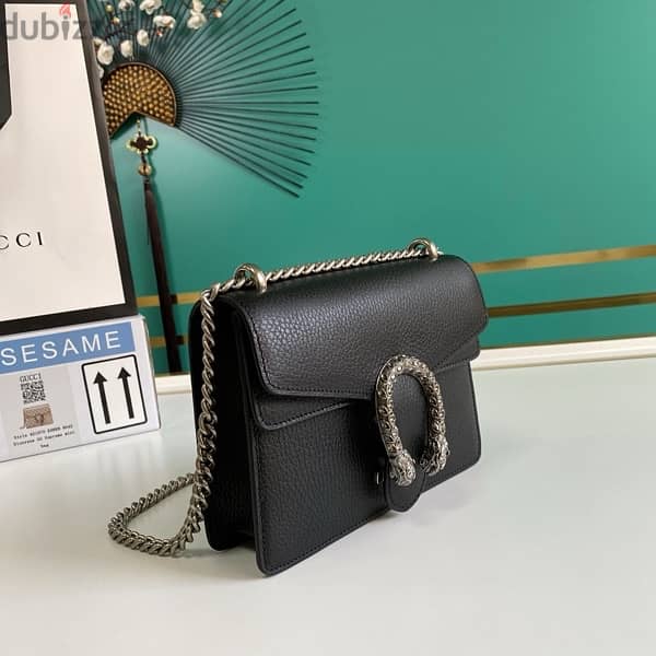 Gucci dionysus black genuine leather mini bag brand new (not used) 3
