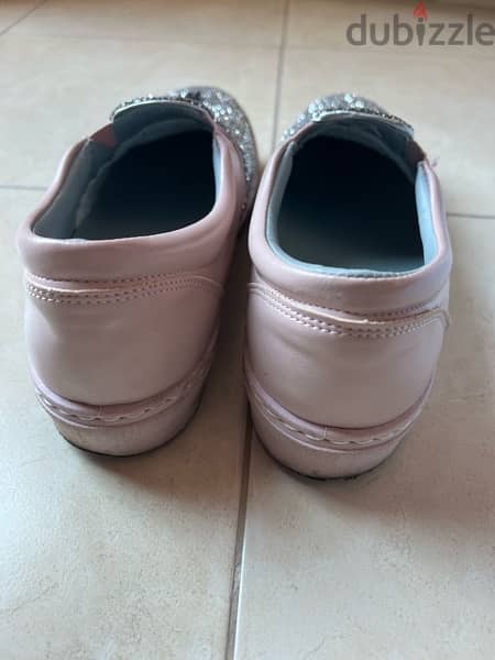 Chiara Ferragni Glitter Embellished Slip-On Sneakers size 39 8