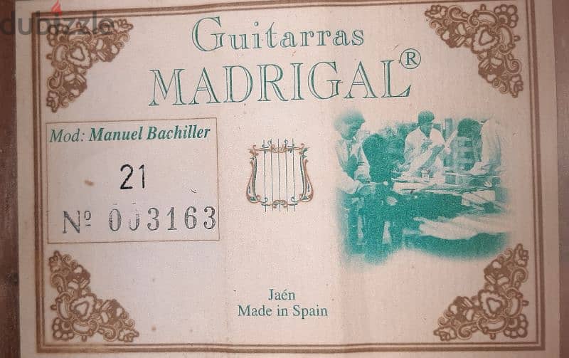 Spanish made guitar Guitarras Madrigal used 1
