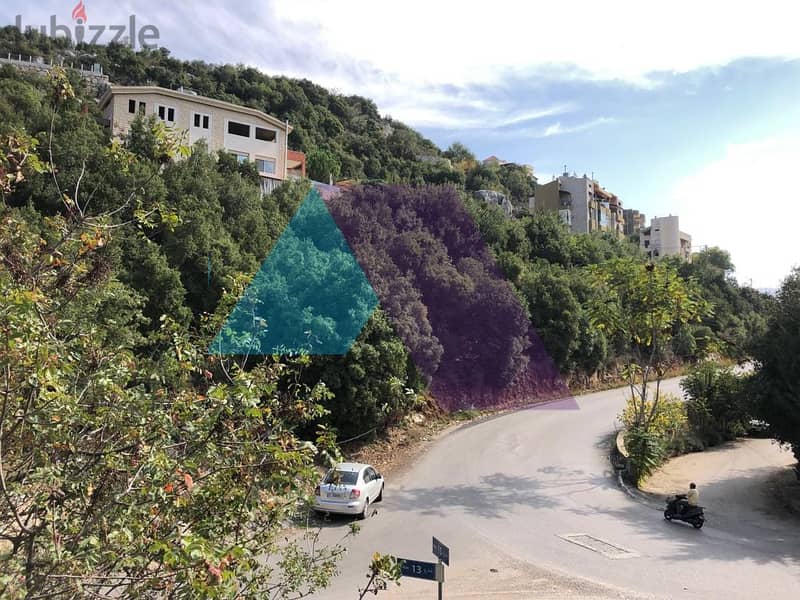 Land in Ajaltoun 1700m2 For sale,Villa zone- ارض للبيع في منطقة عجلتون 1