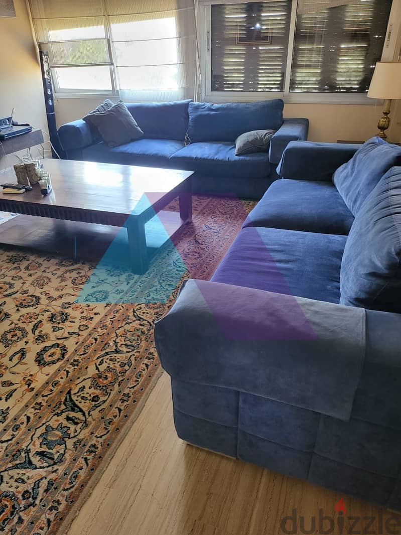 Furnished 350m2 apartment+open view for rent in Baabda/Tallet El Rayes 2