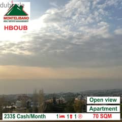 Open view apartment for rent in HBOUB!!!