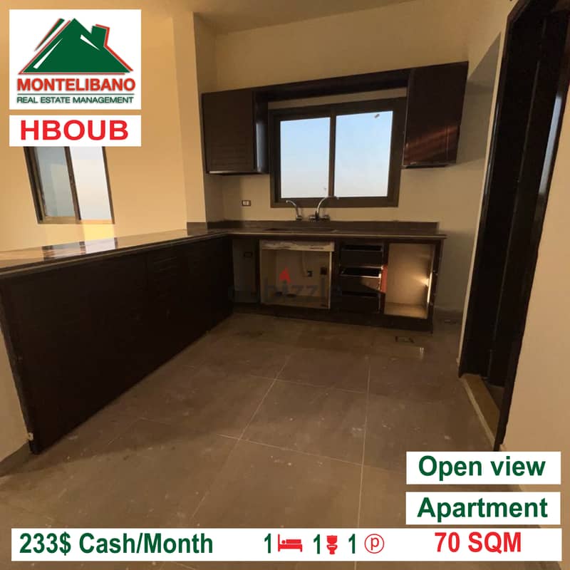 Open view apartment for rent in HBOUB!!! 4