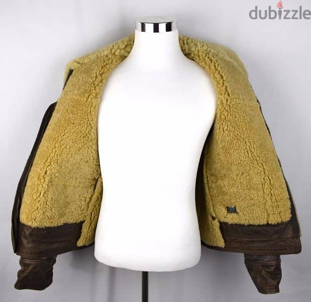 Ralph Lauren authentic shearling leather jacket 0