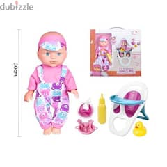 Baby Doll With Feeding Chair And Set 0