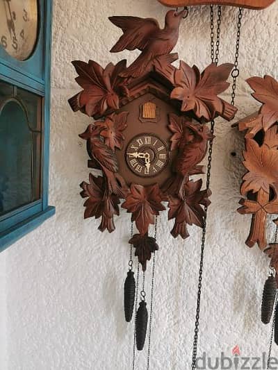 Cuckoo vintage wall clock  ساعة كوكو انتيكا