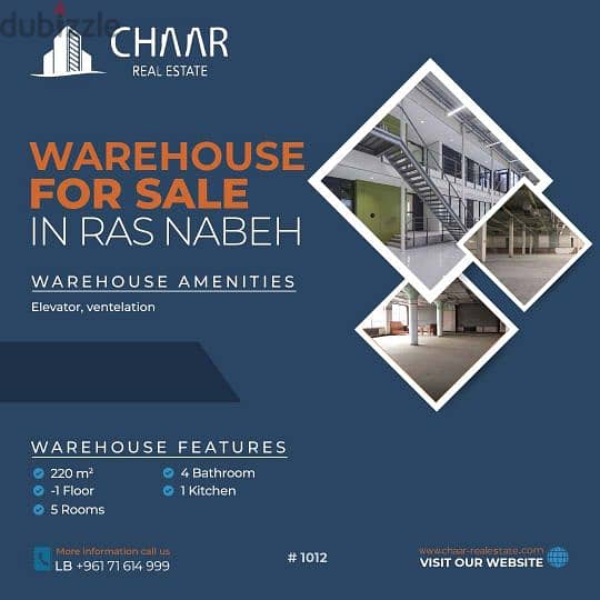 R1012 Warehouse for Sale in Ras Al-Nabaa 0