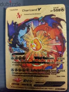 pokemon charizard golden card 0