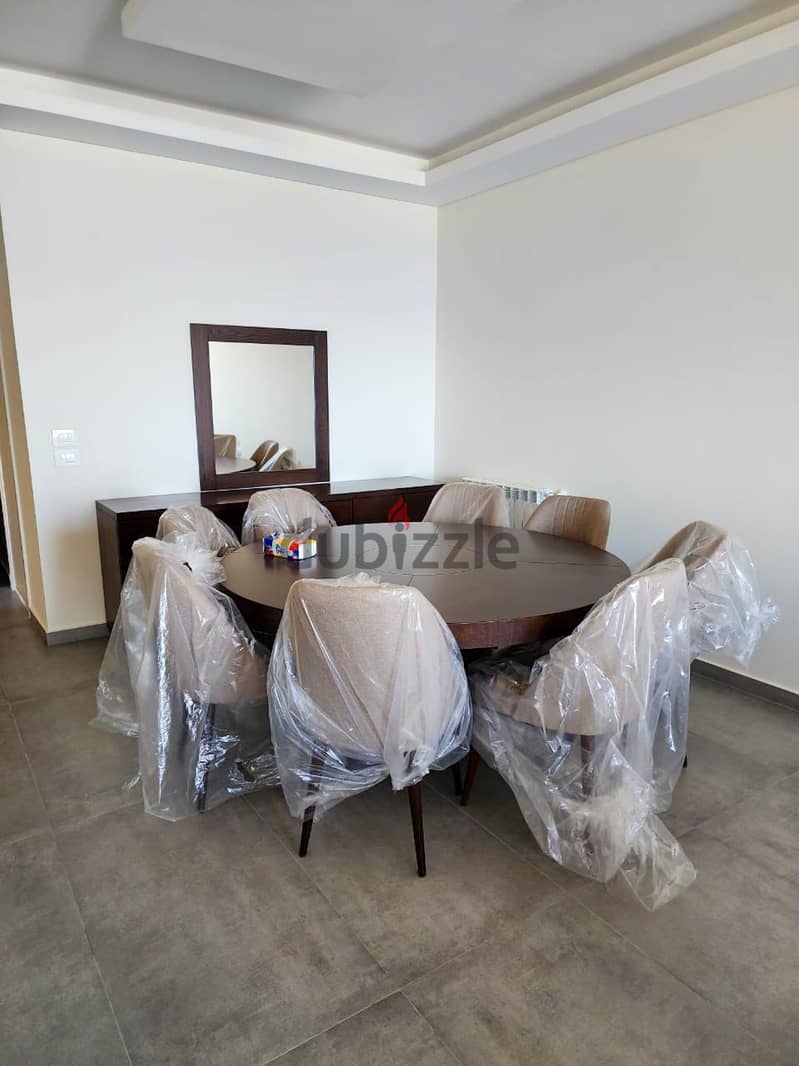 135 SQM Furnished Apartment in Mazraat Yachouh, Metn with Sea View 3