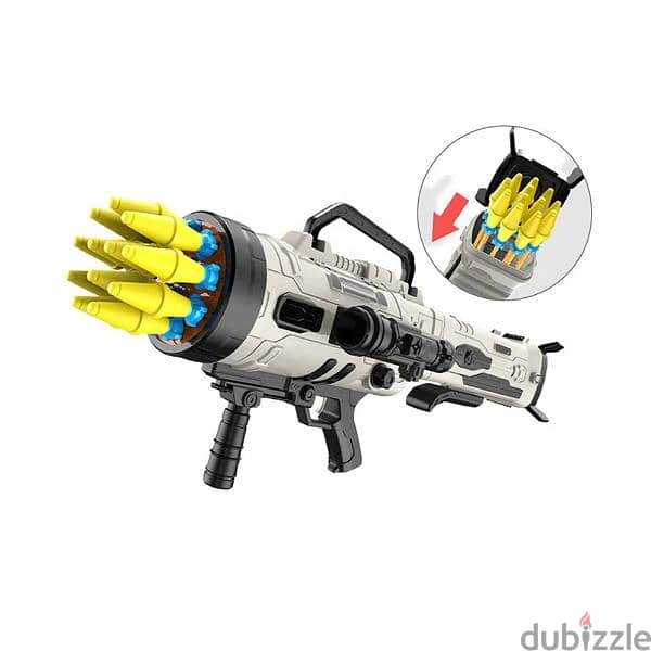 Battery Operated Toy Rocket Launcher Gun With Bullets 2