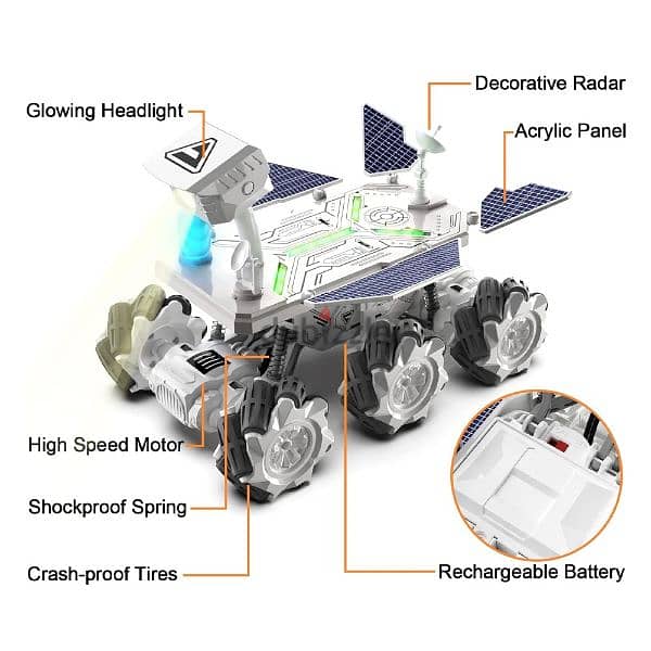 Mars Rover Remote Control Astronaut Explorer Vehicle 1