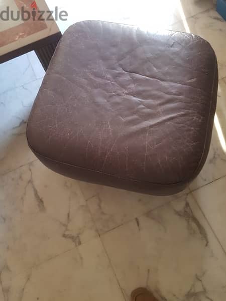 Italian leather sofa 1