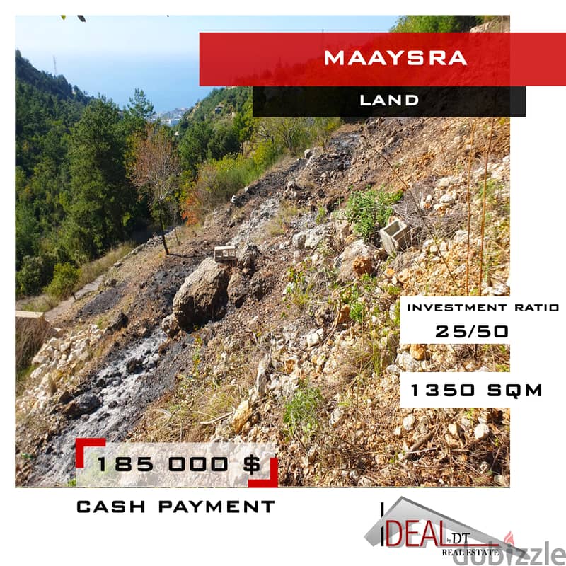 Land for sale in maaysra 1350 SQM REF#JH17254 0