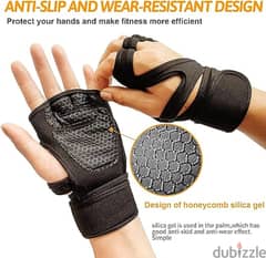 Sky-Touch Sports Cross Training Gloves, Fitness Gloves With Wrist Supp 0