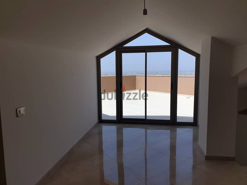 L05449-Luxurious Duplex for Sale with Panoramic View in Hazmieh 2