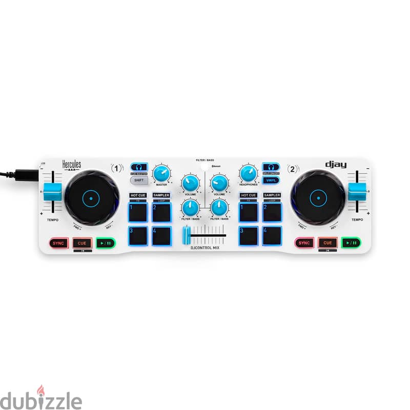 Hercules DJ DJControl Mix 2-channel DJ Controller for iOS and Android 3