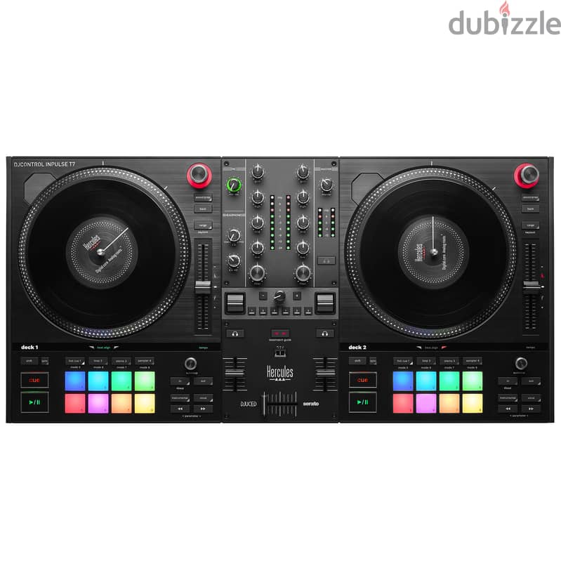 Hercules DJ DJControl Inpulse T7 2-deck Motorized DJ Controller 4