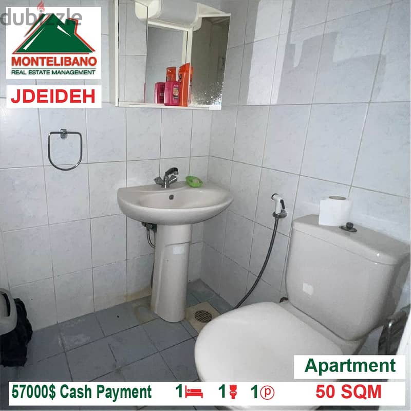 57000$ Cash Payment!! Apartment for sale in Jdeideh!! 2
