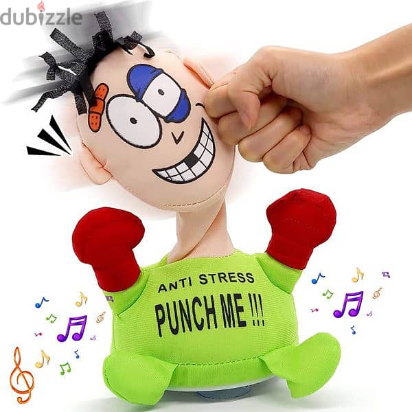Punch ME Dol Cartoon Electric Plush Toy 0