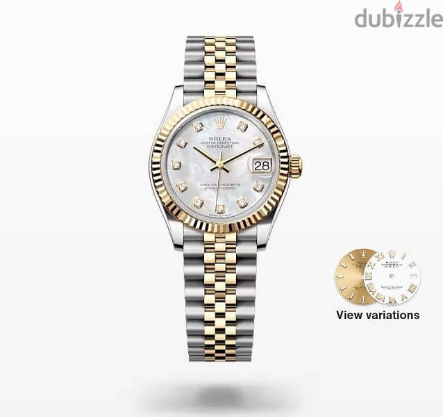 Lady datejust 31mm two tone gold swiss super clone 1.1 0