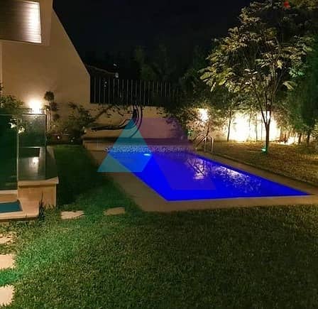A 350 m2 Triplex villa with 400m2 garden and pool for sale in Rmeily 0