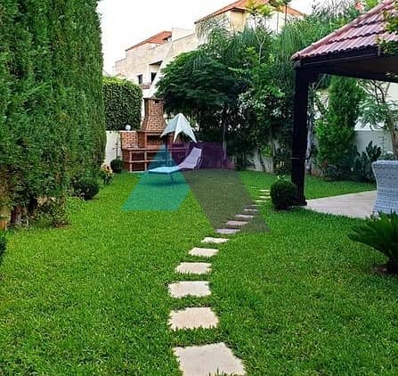 A 350 m2 Triplex villa with 400m2 garden and pool for sale in Rmeily 3