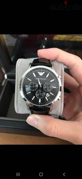 Emporio Armani original watch chronographe black 1
