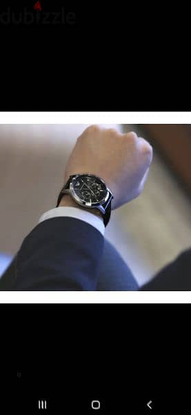 Emporio Armani original watch chronographe black 2