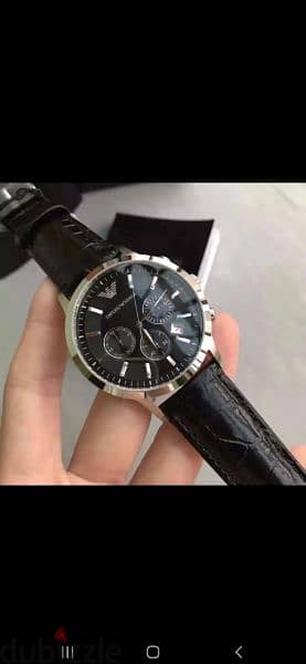 Emporio Armani original watch chronographe black 5