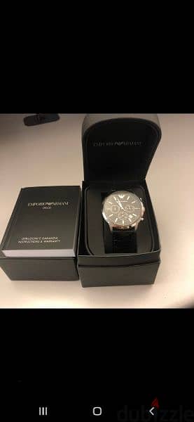 Emporio Armani original watch chronographe black 7