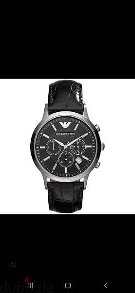 Emporio Armani original watch chronographe black 11