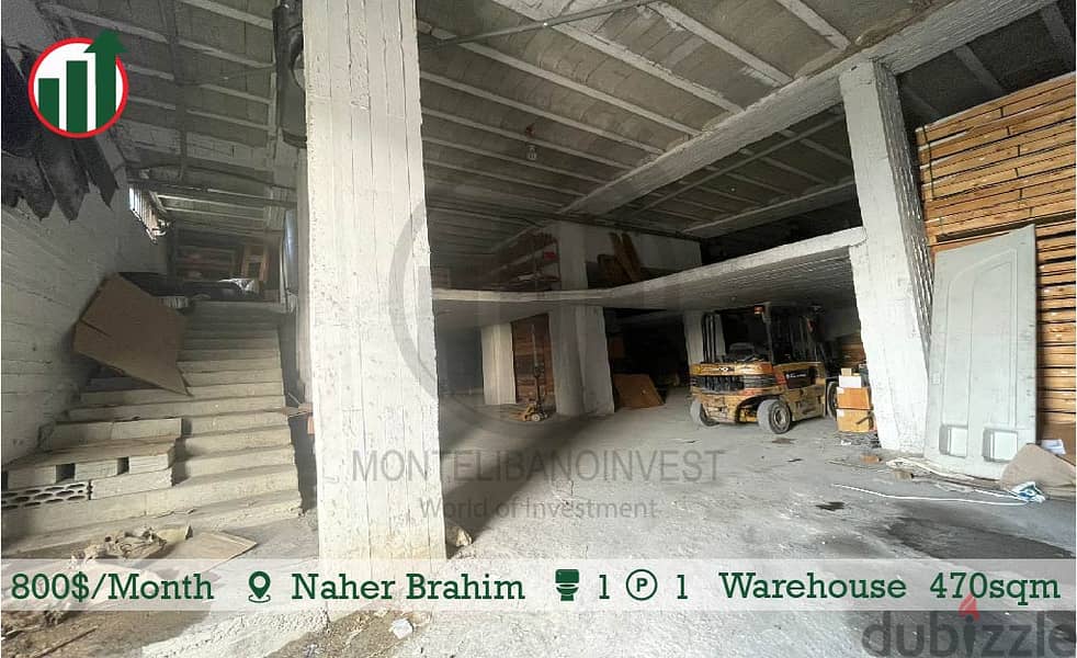 Warehouse for rent in Naher Brahim! 1