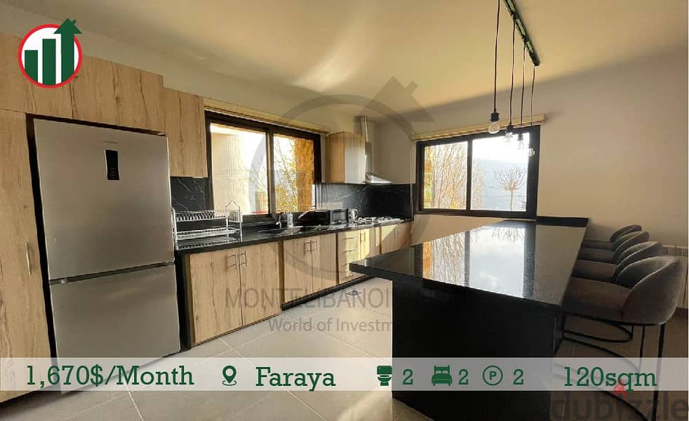 Fully Furnished House for rent  in Faraya! 3