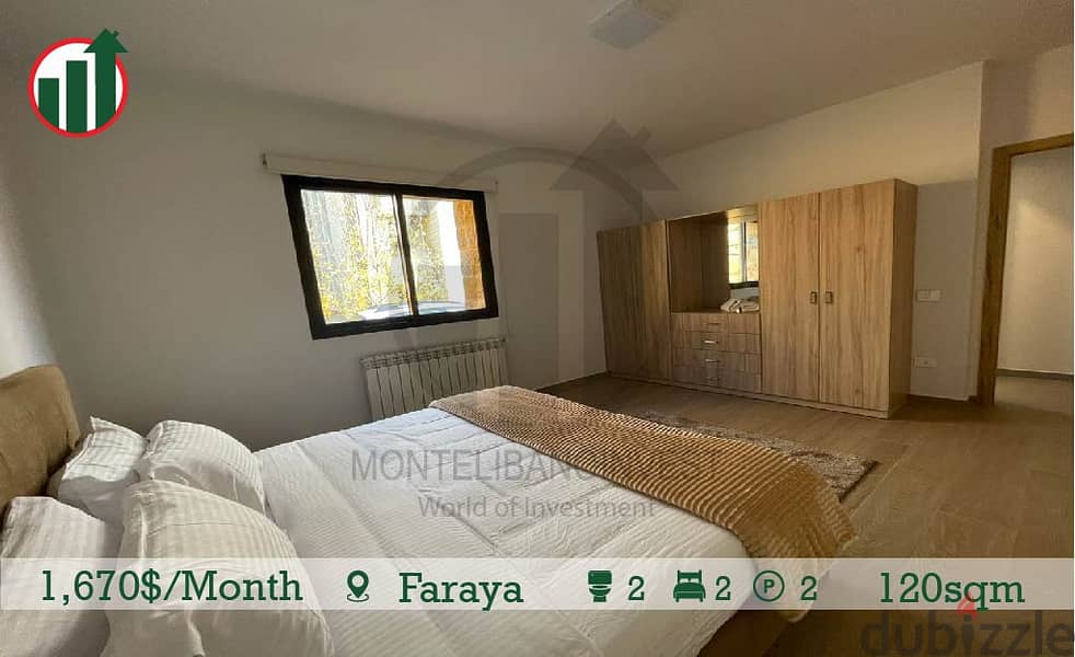 Fully Furnished House for rent  in Faraya! 6