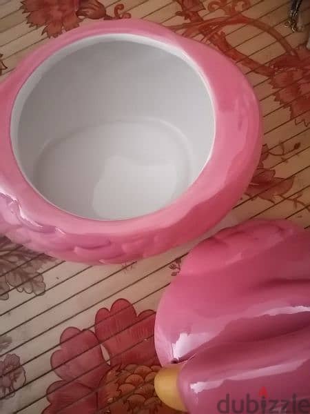 Flamingo Ceramic Candy Jar 1