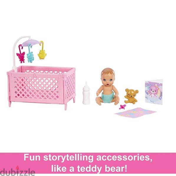 Barbie Skipper Babysitters Inc Crib Playset 2