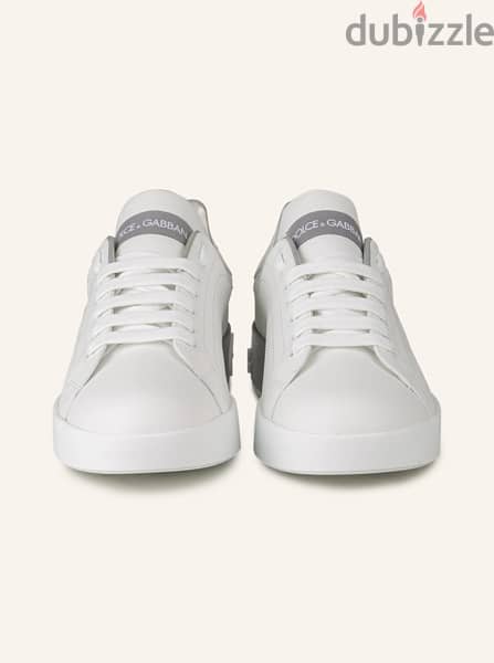 Dolce And Gabbana White And Silver Sneakers - Barely Used In Box 1