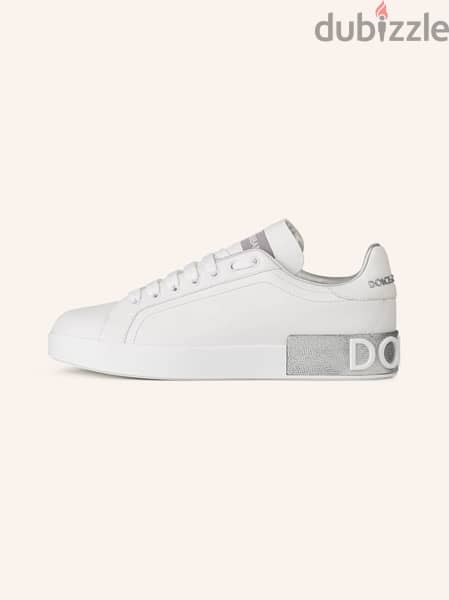 Dolce And Gabbana White And Silver Sneakers - Barely Used In Box 3